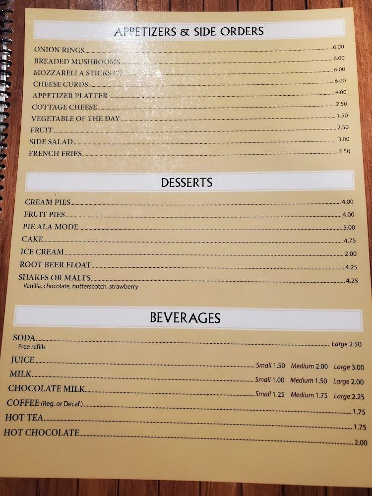 Main Street Family Restaurant Menu image 3